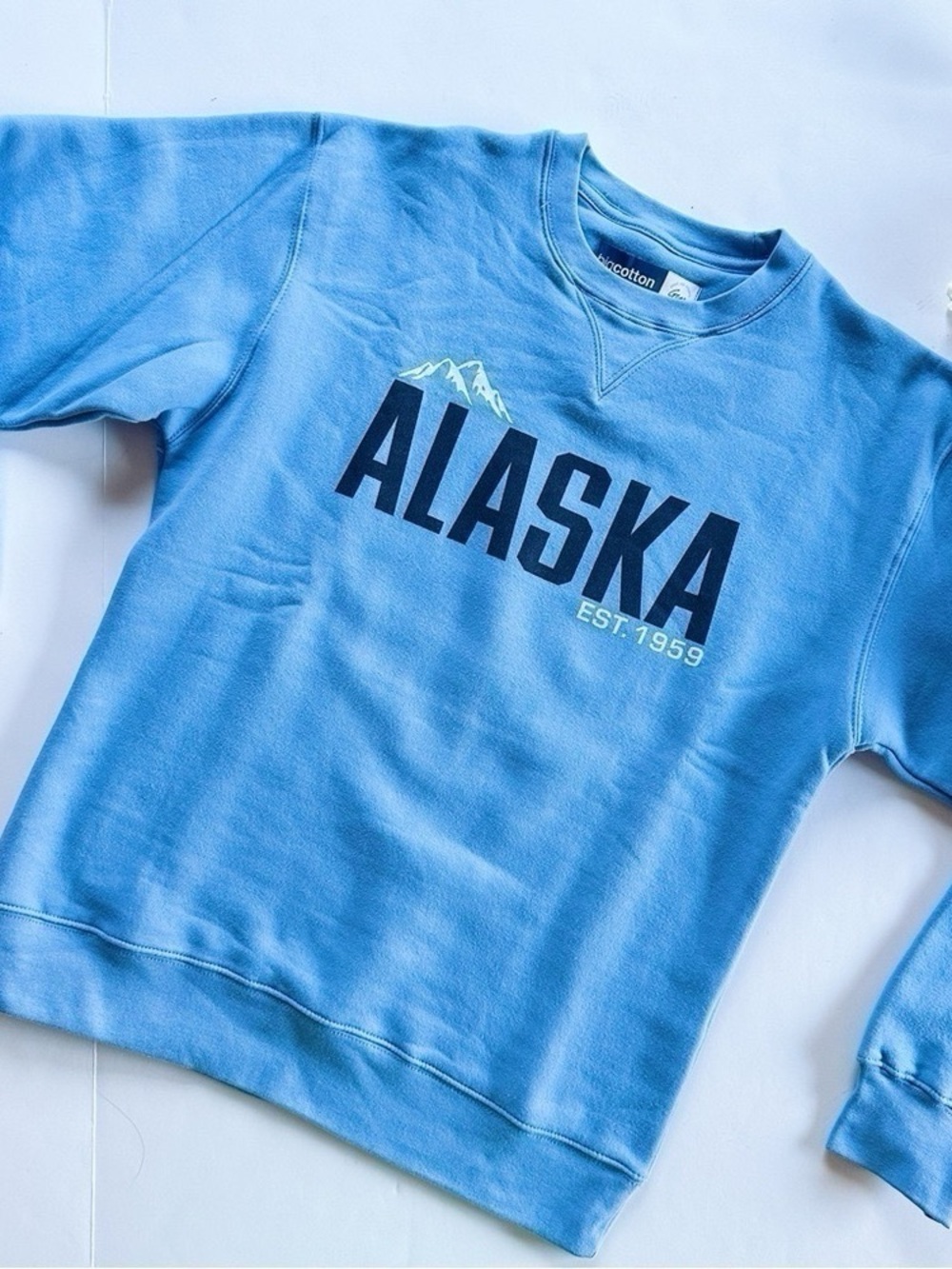 NEW Boutique Gear For Sports Cotton Sweatshirt Alaska Blue - Picture 4 of 7